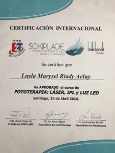 Certificados Layla Riady