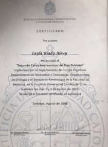 Certificados Layla Riady