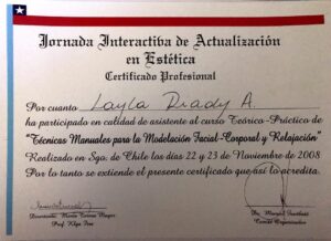 Certificados Layla Riady