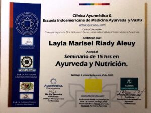 Certificados Layla Riady