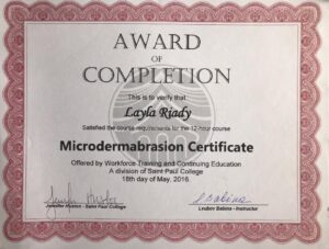 Certificados Layla Riady