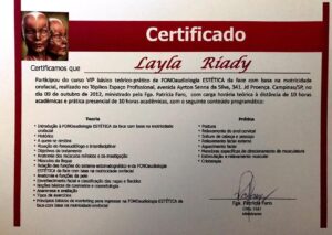 Certificados Layla Riady