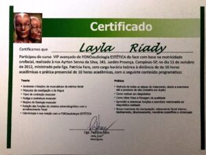 Certificados Layla Riady