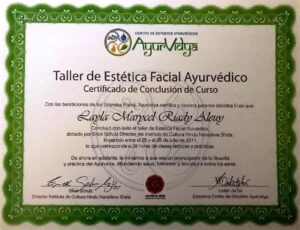 Certificados Layla Riady