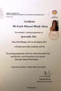 Certificados Layla Riady