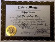 Certificación en Programación Neurolinguistica-USA.