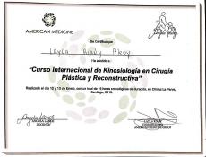 Curso Internacional de Kinesiología en Cirugía Plástica.