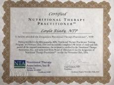 Certificación en Nutrición, Nutrition Therapy Association, USA.